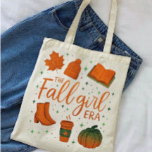fall girl era Tote bag , Autumn girl shirt gift 