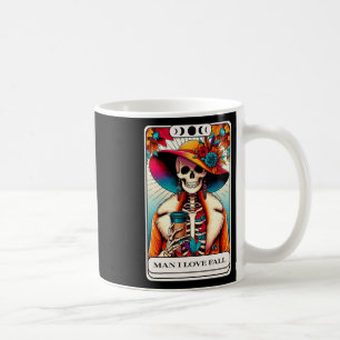 Fall Girl Tarot Card Autumn Coffee I Love Fall Lea Mug