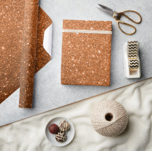 Fall Glitter Wrapping Paper