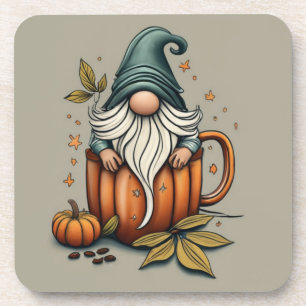 Fall gnome coaster