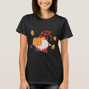 Fall Gnomes Pumpkin Spice Autumn Leaves Thanksgivi T-Shirt