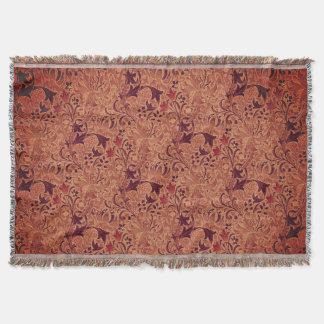 Fall Golden Lily  Throw Blanket