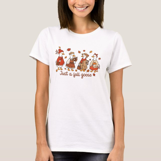 Fall Goose Shirt | Funny Autumn Tee  (Front)