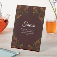 Fall Gothic Wedding Rustic Orange Maroon