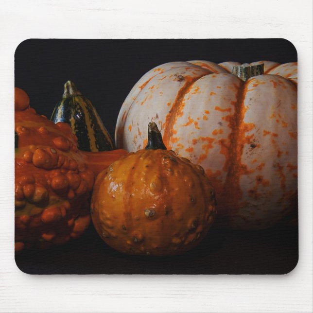 Fall Gourds and Pumpkin Mouse Pad (Front)