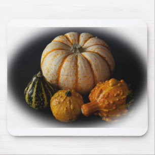 Fall gourds and pumpkin mouse pad