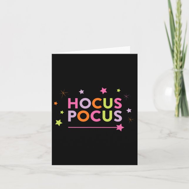 Fall Graphic Tees - Hocus Pocus Pink  Card (Front)