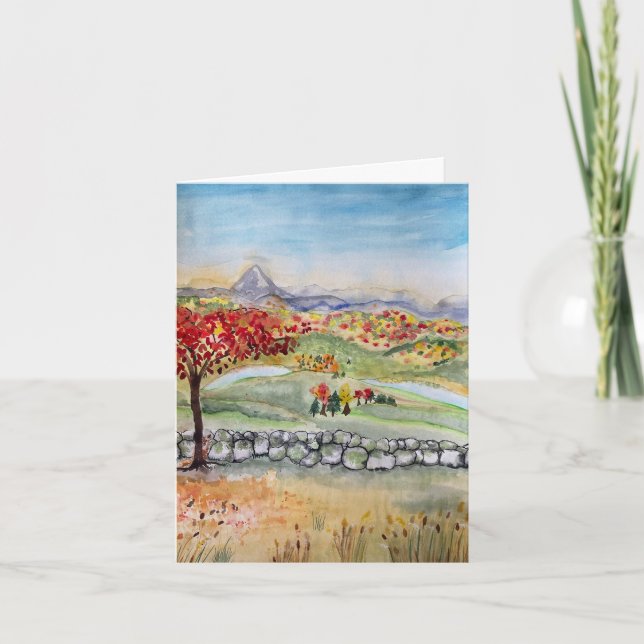 Fall greeting card - four seasons collection  (Front)