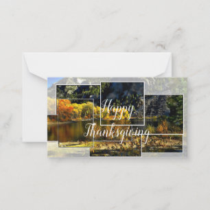 Fall greetings note card