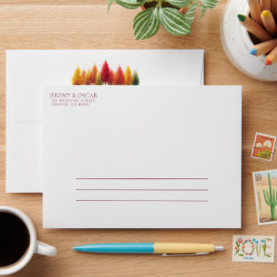 Fall Grooms Envelope