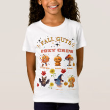 "Fall Guys Cozy Crew" Kids Autumn T-Shirt 