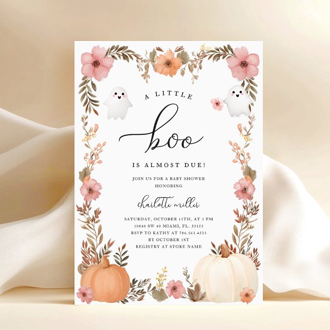 Fall Halloween Baby Shower Invitation (Creator Uploaded)