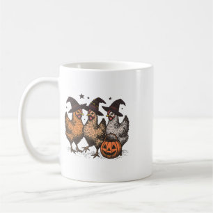 Fall Halloween Chicken Pumpkin Chick Or Treat Spoo Coffee Mug