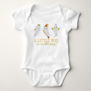 Fall Halloween Grandparent Pregnancy Announcement Baby Bodysuit