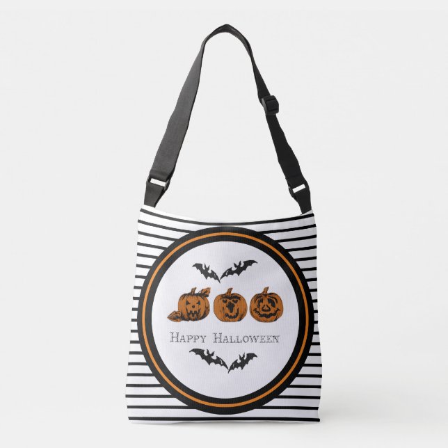 Fall/Halloween/pumpkin  Crossbody Bag (Front)