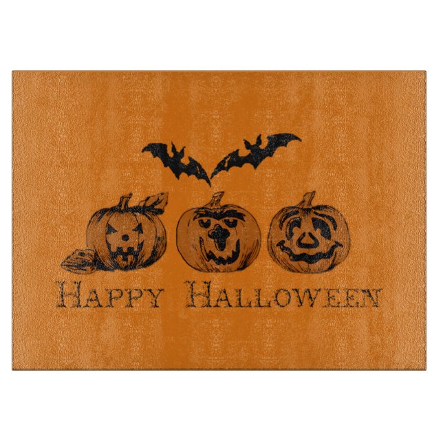 Fall/Halloween/pumpkin    Cutting Board (Front)
