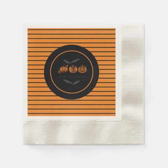 Fall/Halloween/pumpkin  Napkin (Front)