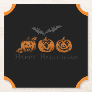 Fall/Halloween/pumpkin Paper Coaster