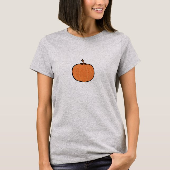 Fall/Halloween pumpkin T-Shirt (Front)