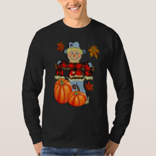 Fall Happy Scarecrow Thanksgiving  Autumn T-Shirt