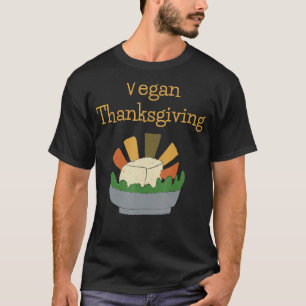 Fall Happy Vegan Thanksgiving Costume T-Shirt
