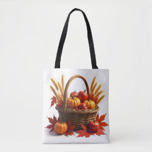 Fall Harvest Basket 1 Tote Bag