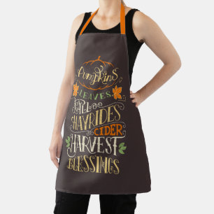 Fall & Harvest Blessings Apron