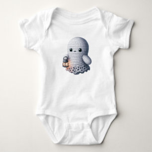 Fall Harvest Cute Ghost Baby Bodysuit