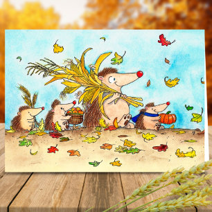 Fall Harvest greeting card by Nicole Janes