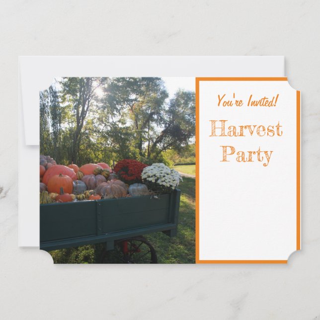 Fall Harvest Invitation (Front)