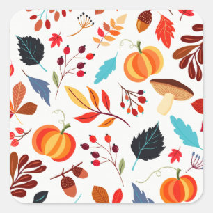 fall harvest stickers