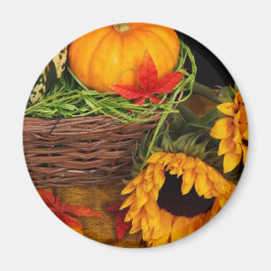 Fall Harvest Sunflowers Magnet