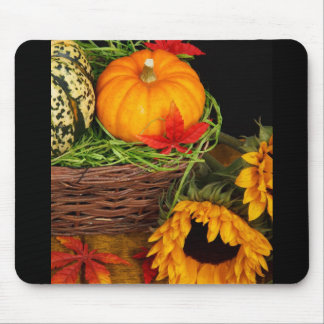 Fall Harvest Sunflowers Mouse Pad