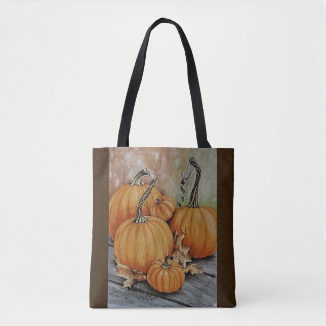 Fall Harvest Tote Bag (Front)