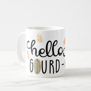 Fall Hello Gourd-geous Pumpkin  Coffee Mug