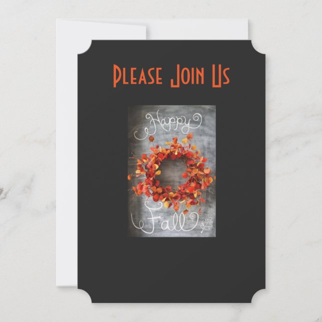 FALL HOLIDAY INVITATION FOR ALL EVENTS (Front)