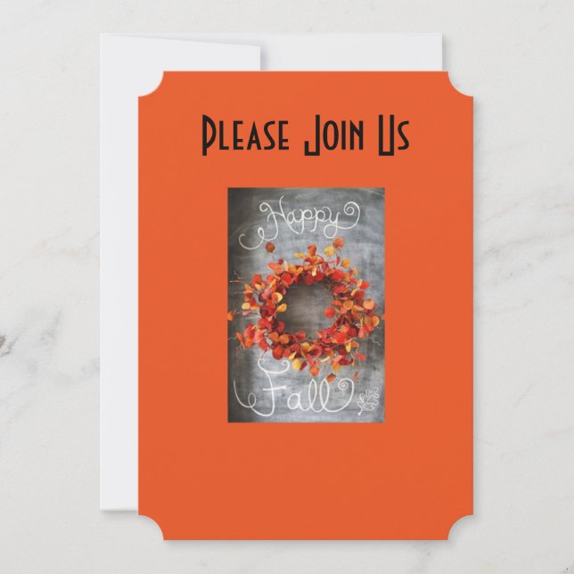 FALL HOLIDAY INVITATION FOR ALL EVENTS (Front)