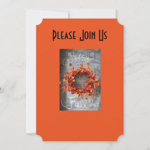 FALL HOLIDAY INVITATION FOR ALL EVENTS