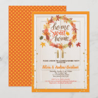 Fall housewarming party open house thanksgiving