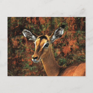 Fall Impala fantasy art Postcard