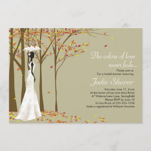 Fall in Love - Autumn Bridal Shower Invitation