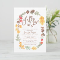 Fall in Love Autumn Bridal Shower