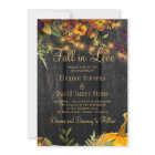 Fall in love autumn fall rustic floral wedding