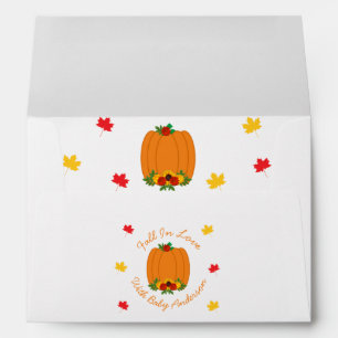 Fall In Love Baby Shower Envelope