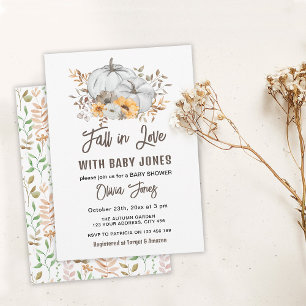Fall in Love Baby Shower Invitation