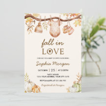Fall in Love Baby Shower