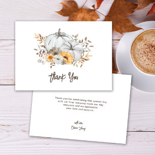 Fall in Love Baby Shower Thank You Card