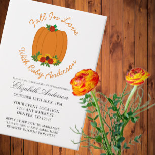 Fall In Love Baby Shower Vellum Invitations