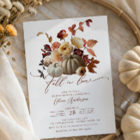 Fall In Love Boho Floral Bridal Shower