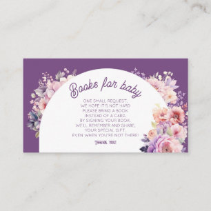 Fall in love Books for baby ticket Enclosure Card